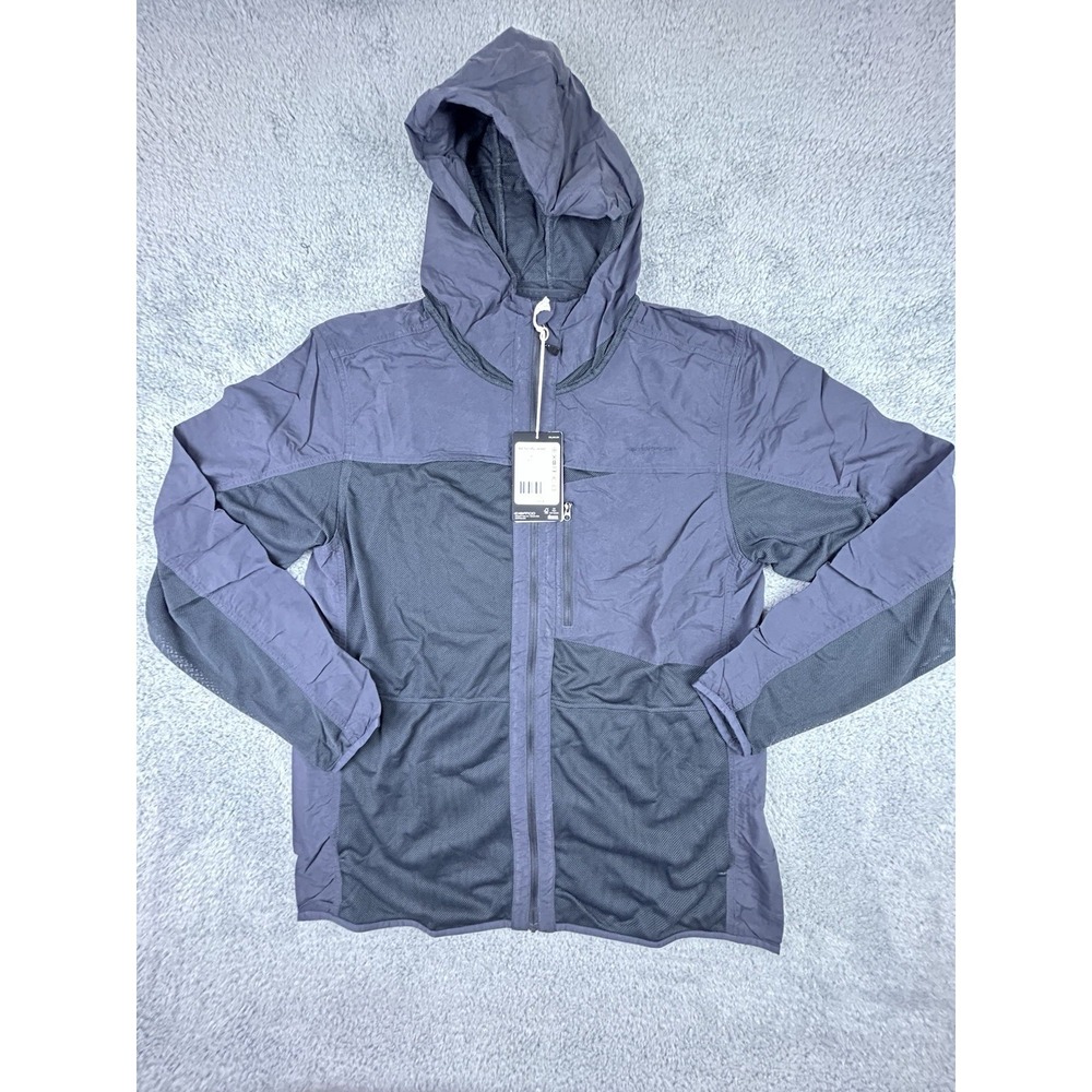 ExOfficio Bugsaway Sandfly Jacket Insect Shield Bugs Mens Size Large Dark Steel